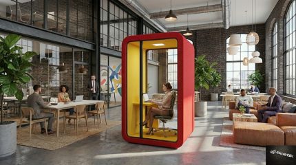 tek kişilik çalışma kabini