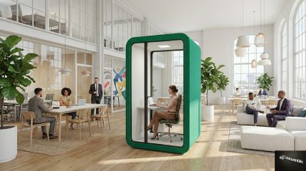 tek kişilik çalışma kabini