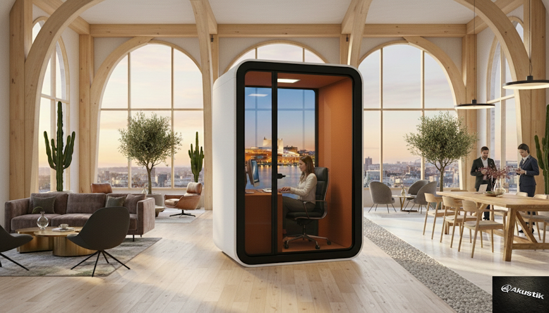 Q-Pod Oslo ses yalıtımlı kabin