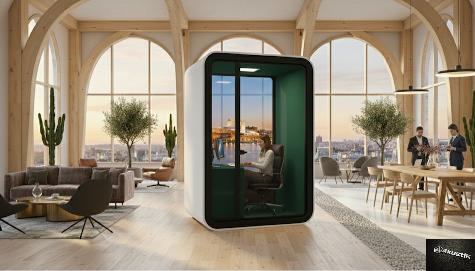 Q-Pod Oslo ses yalıtımlı kabin