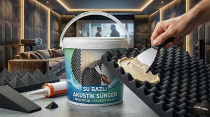 Su Bazlı Akustik sünger yapıştırıcısı