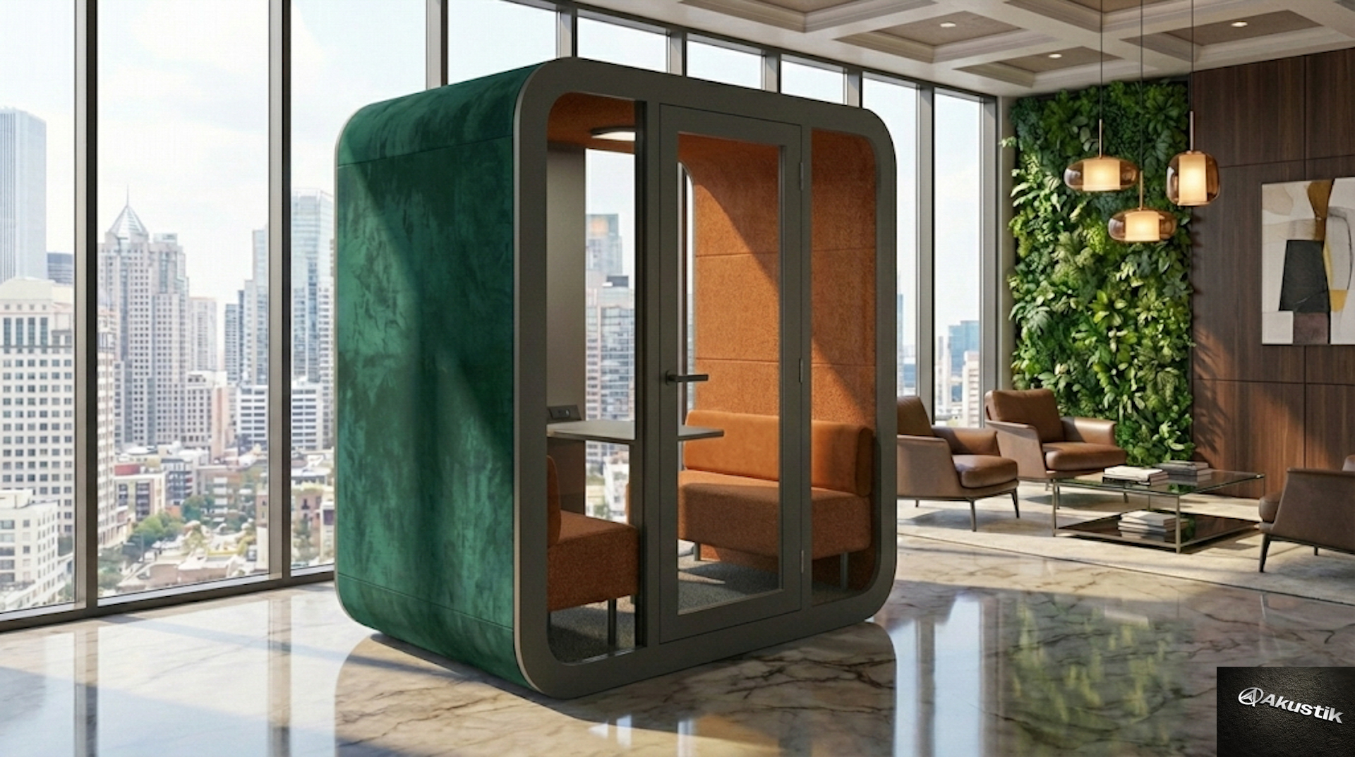 Q-Pod Paris-1 ses yalıtımlı kabin