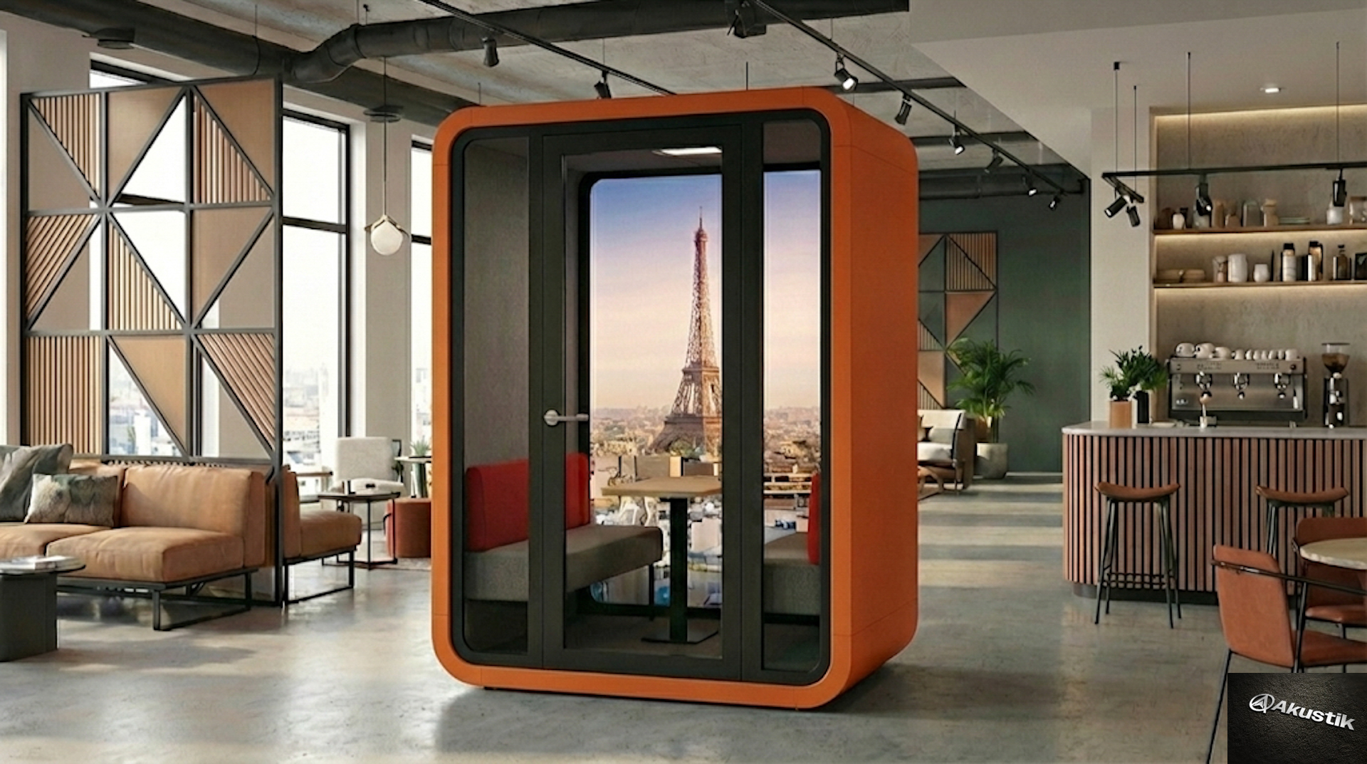 Q-Pod Paris-1 Ofis Telefon Kulübesi