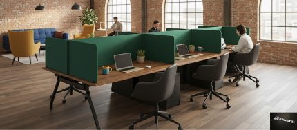 akustik keçe masa seperatörü