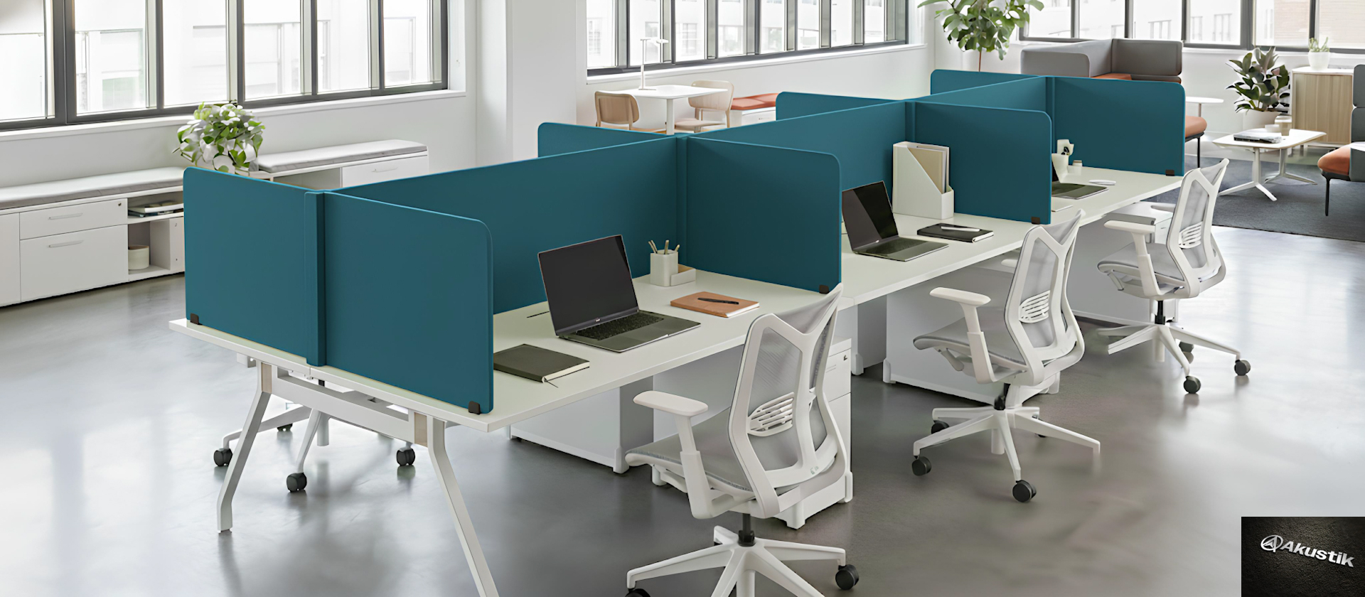 akustik keçe masa seperatörü turkuaz akustik keçe masa seperatörü turkuaz