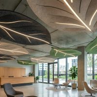 Akustik Keçe tavan paneli