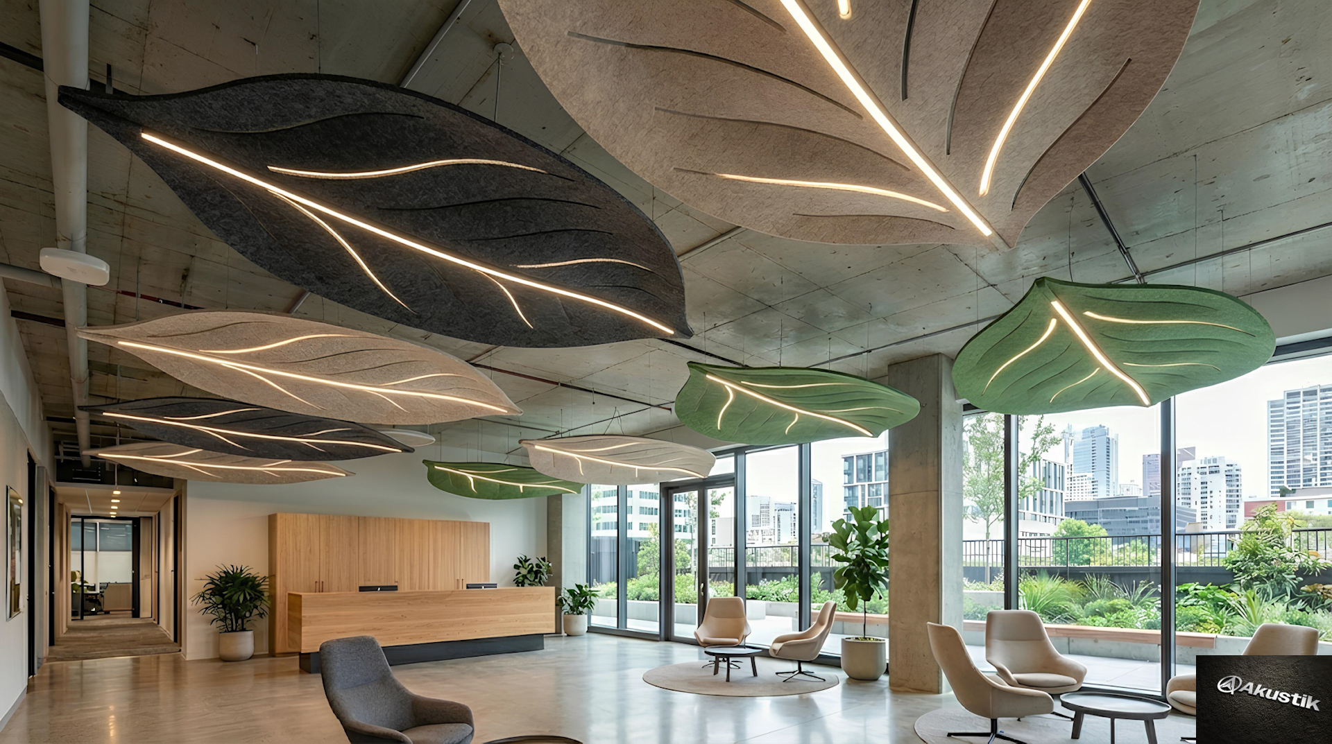 akustik keçe panel-1 Akustik Keçe tavan paneli