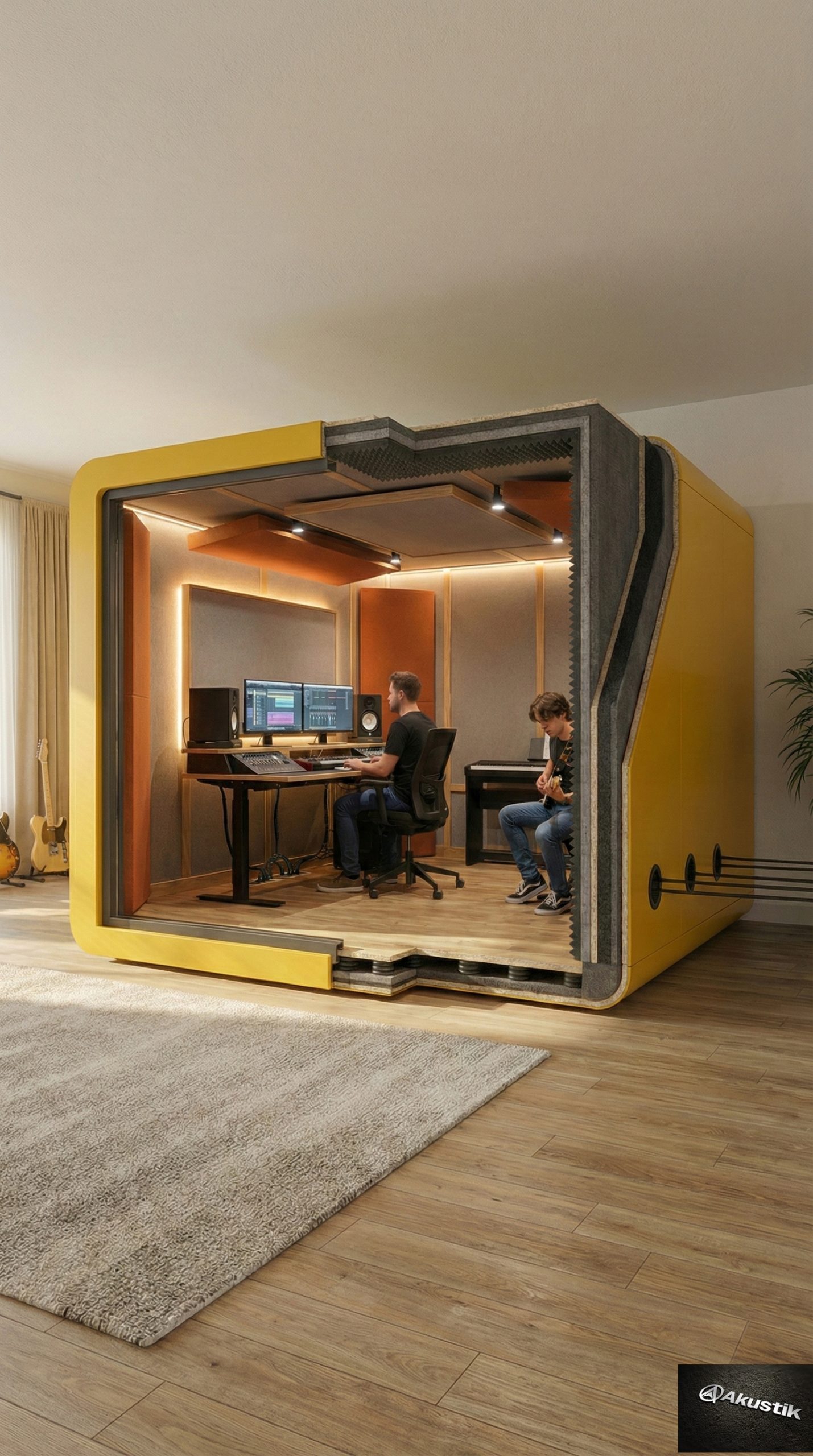 ANASAYFA 33 Stüdyo Kabini: Q-Pod Harmony ile Profesyonel Prodüksiyon